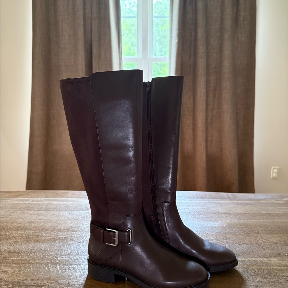 Nine West Brown Combat Boots Rugged Stylish Essential